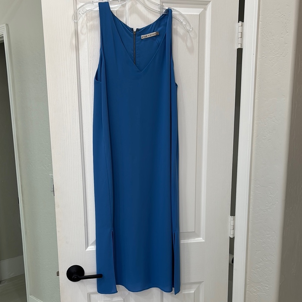 Blue Sleeveless Dress